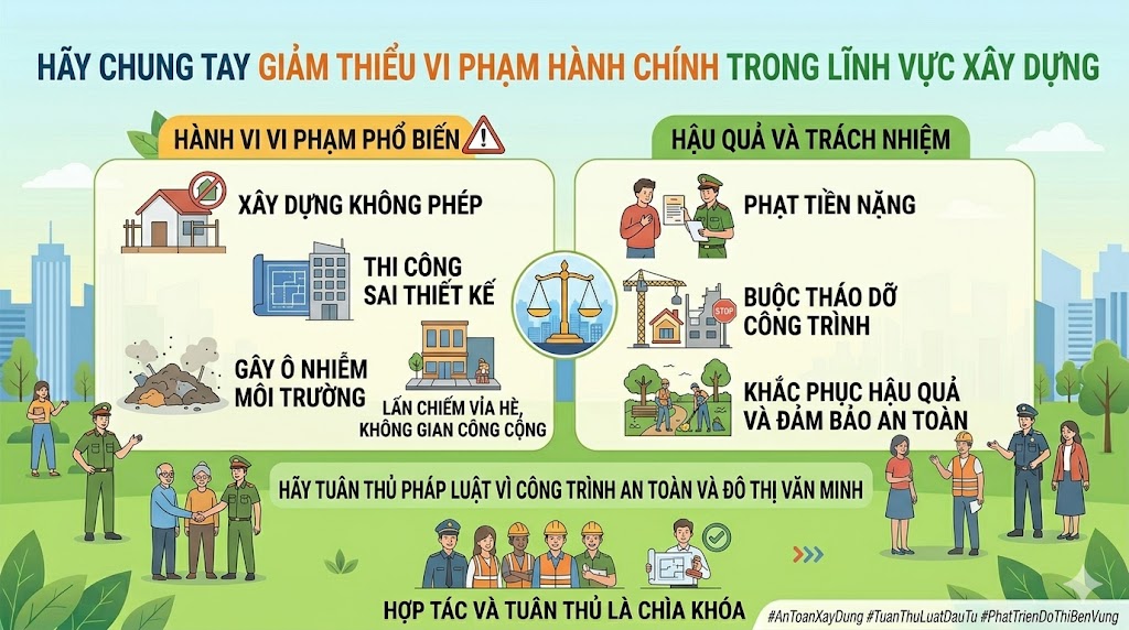 Vi phạm hành chính trong lĩnh vực xây dựng